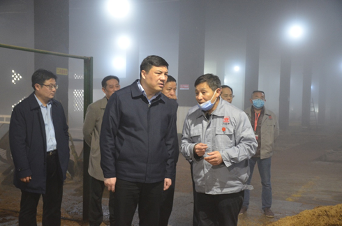 宜春市委常委、常務副市長蔡清平蒞臨我司視察調研