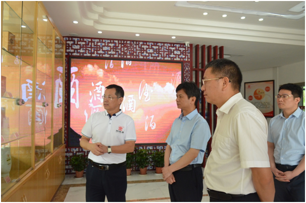 宜春市委常委、市組織部部長余正琨蒞臨我司視察